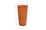 Corten Steel Round Tapered Planter - Plantercraft