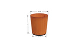 Corten Steel Round Tapered Planter - Plantercraft