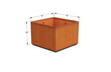 Corten Steel Square & Cube Planter - Plantercraft