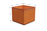 Corten Steel Square & Cube Planter - Plantercraft