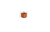 Corten Steel Square & Cube Planter – 12" to 24" H