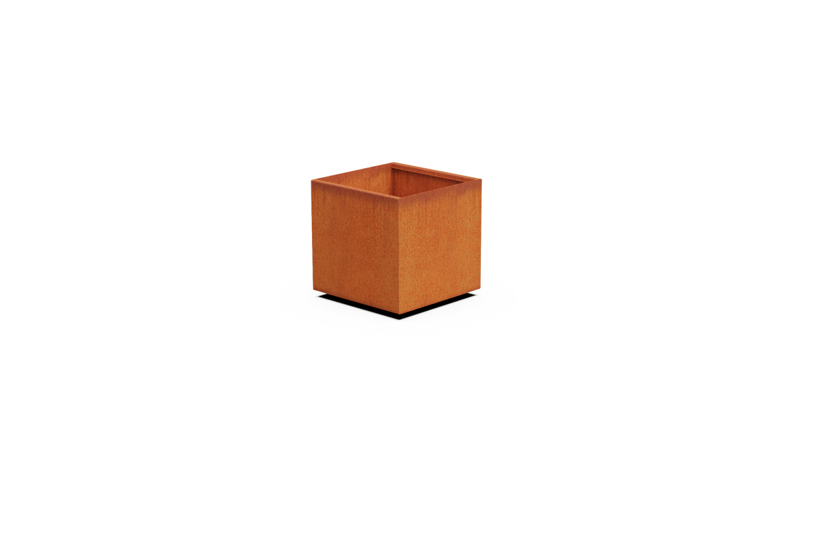 30% OFF Corten Steel Square & Cube Planter – 20" x 20" x 20"