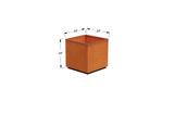 30% OFF Corten Steel Square & Cube Planter – 24" x 24" x 24"