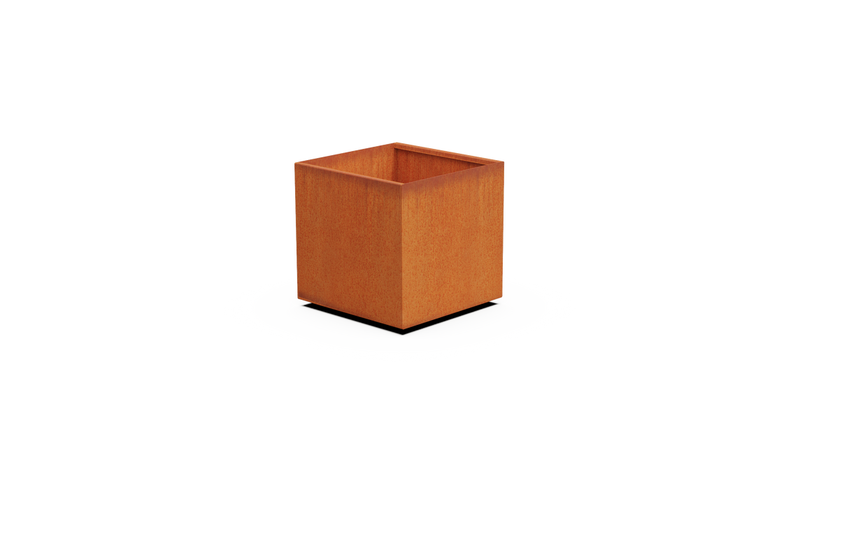 30% OFF Corten Steel Square & Cube Planter – 24" x 24" x 24"