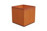 Corten Steel Square & Cube Planter – 28" to 48" H