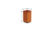 Corten Steel Tall Cube Planter - Plantercraft