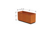 Corten Steel Rectangular Planter - Plantercraft