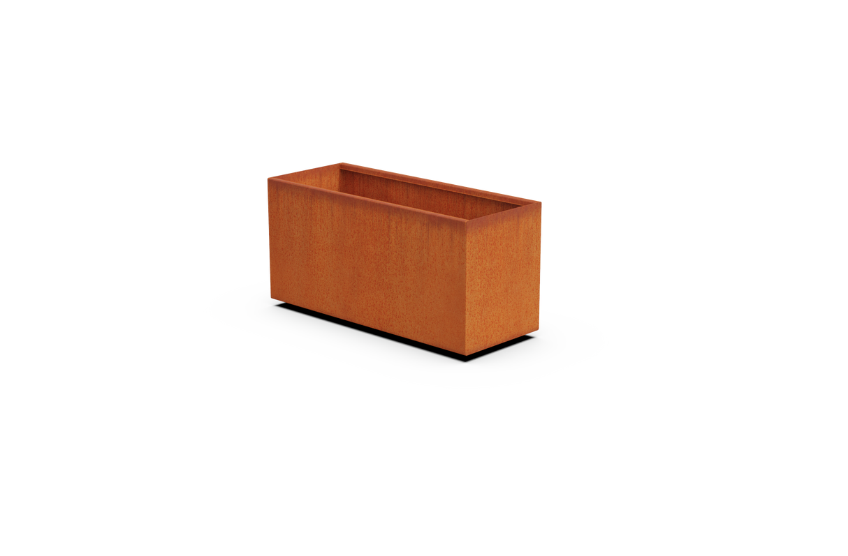 30% OFF Corten Steel Rectangular Planter – 36" x 16" x 20"