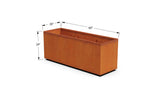 Corten Steel Rectangular Planter - Plantercraft