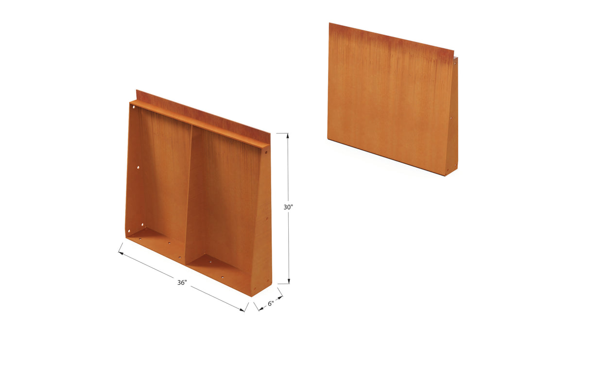 Corten Steel Tall Edging – 30″ H