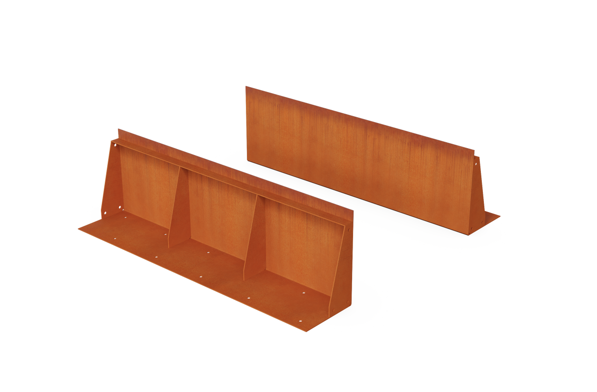 Corten Steel Tall Edging – 18″ H