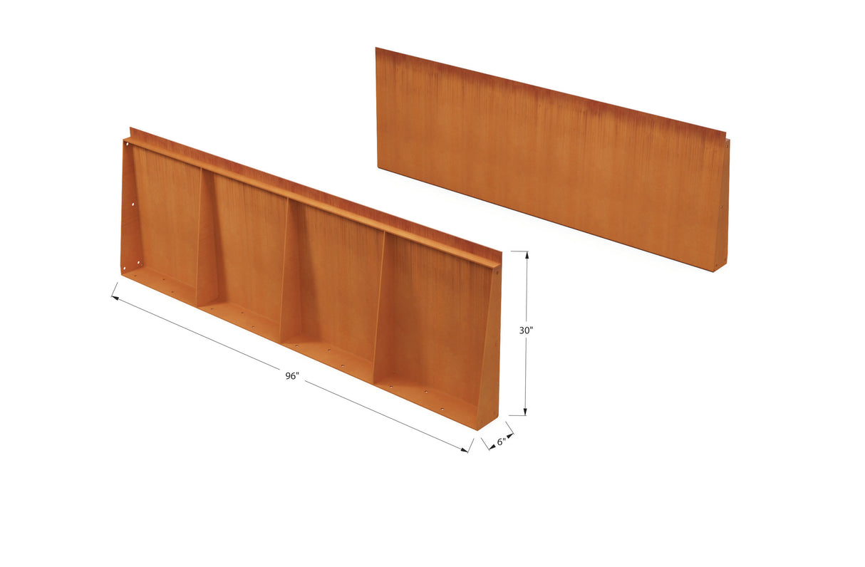 Corten Steel Tall Edging – 30″ H