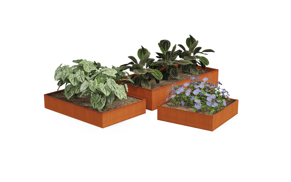 Corten Steel Planter Bed - Plantercraft