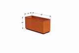30% OFF Corten Steel Rectangular Planter – 36" x 16" x 20"