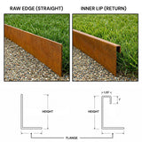 Corten Steel Tall Edging – 12″ H