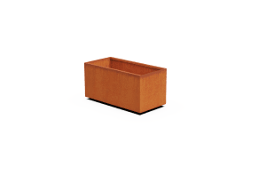 ' Corten Steel Rectangular Planter 12" - 18" High