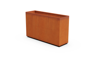 ' Corten Steel Rectangular Planter 30" - 36" High
