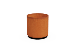 ' Round Corten Steel Planters 12" - 20" Diameter