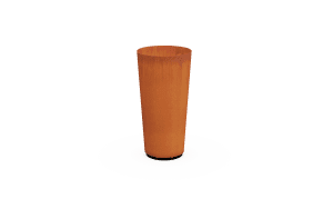 ' Corten Steel Round Tapered Planter 24" - 42" High