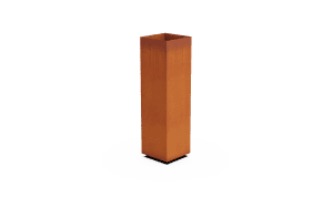 ' Corten Steel Tall Cube Planter 24" - 48" High