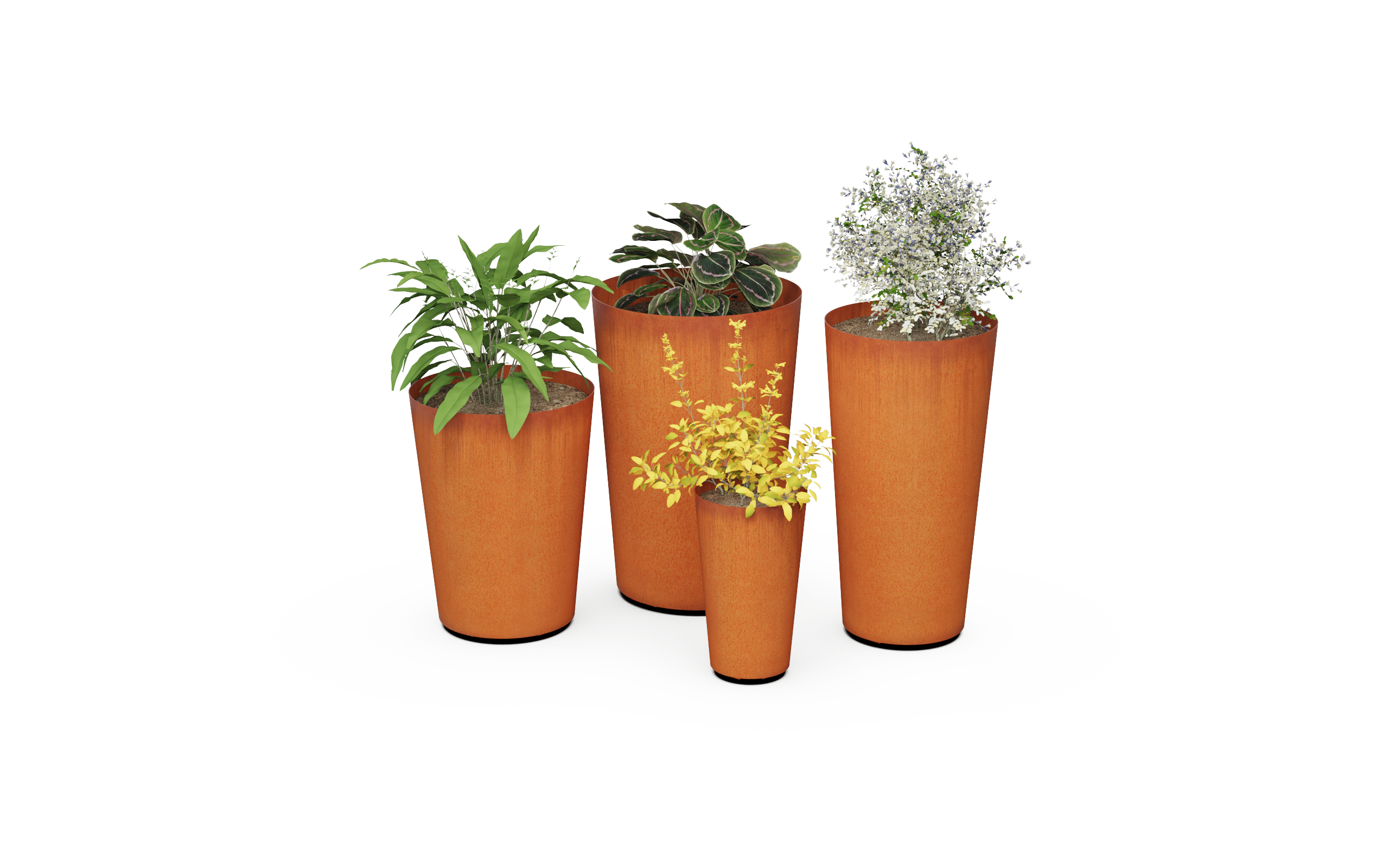 （ikuten ）SRL TAPERED-S P-PLANT POT2個 ikuten ）SRL TAPERED-S P-PLANT POT2個 Tapered Round Planter
