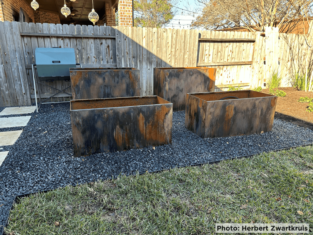 rusted steel plants